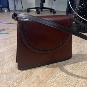 Bally Brown Leather Shoulder Bag